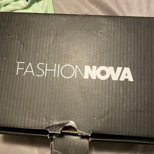 Brand new nude fashion nova heels! NEVER WORN SIZE 9W but fits like a US SIZE 8